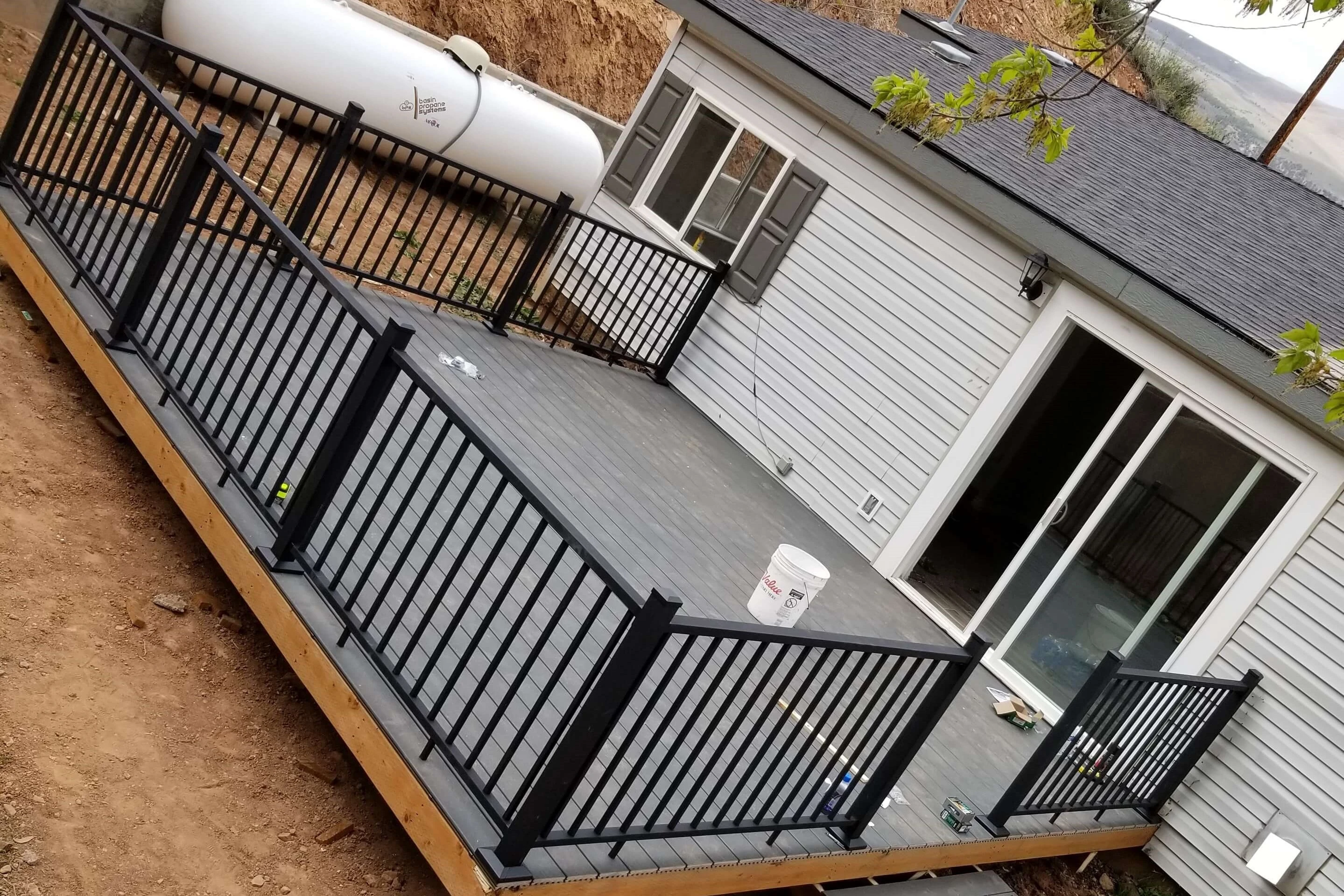 Home additions in Utah custom built deck